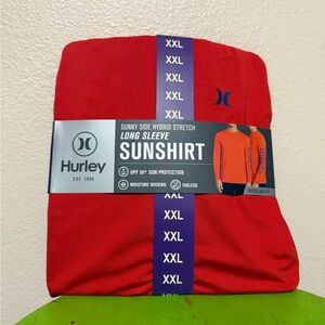 Hurley Orange Long Sleeve Sunshirt XXL